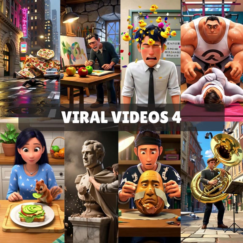 Viral Video Pack Ads Vol 4 | Bundle Videos for Your Social Media Growth TikTok & Reels Video Kit Funny
