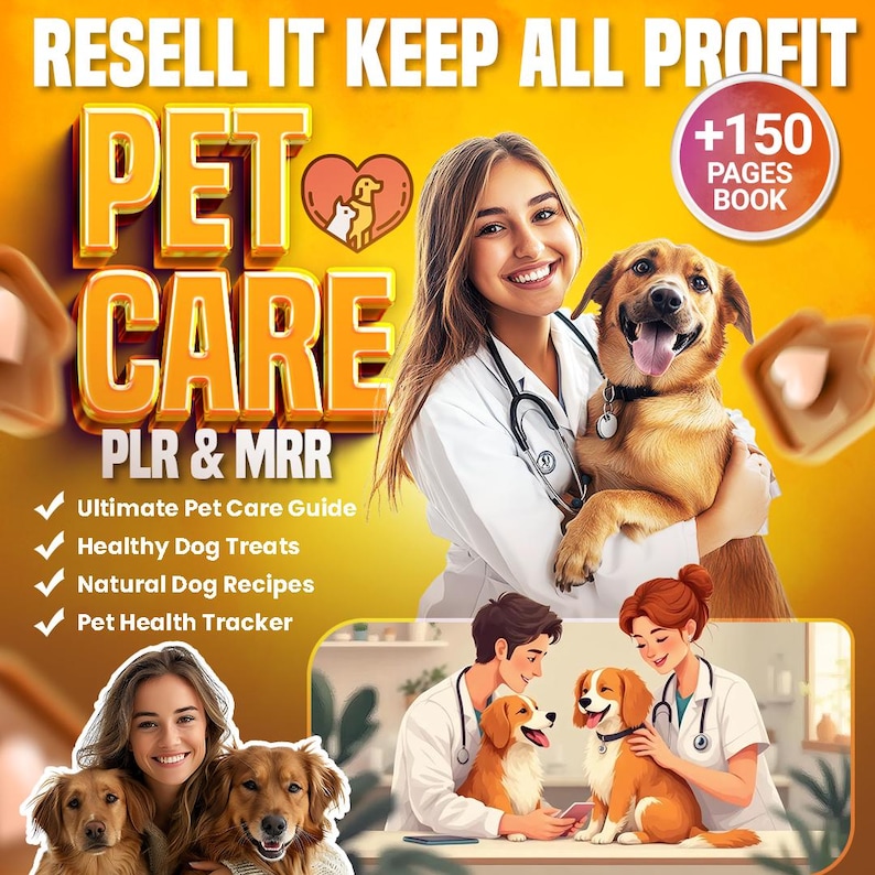 Pet Care Planner Bundle | PLR MRR (Digital Download)