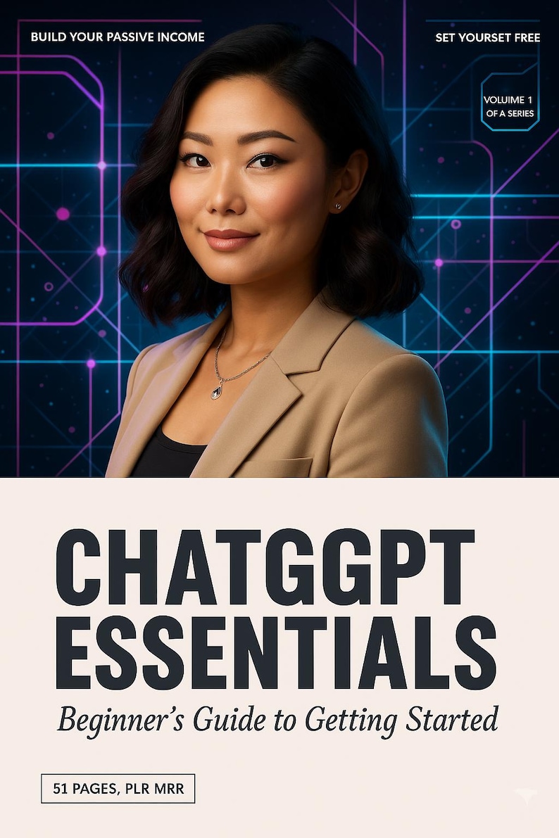 ChatGPT The Beginners Guide with Master Resell Rights, AI for Beginners eBook, Learn How to Use ChatGPT Like a Pro, PLR MRR Digital Download