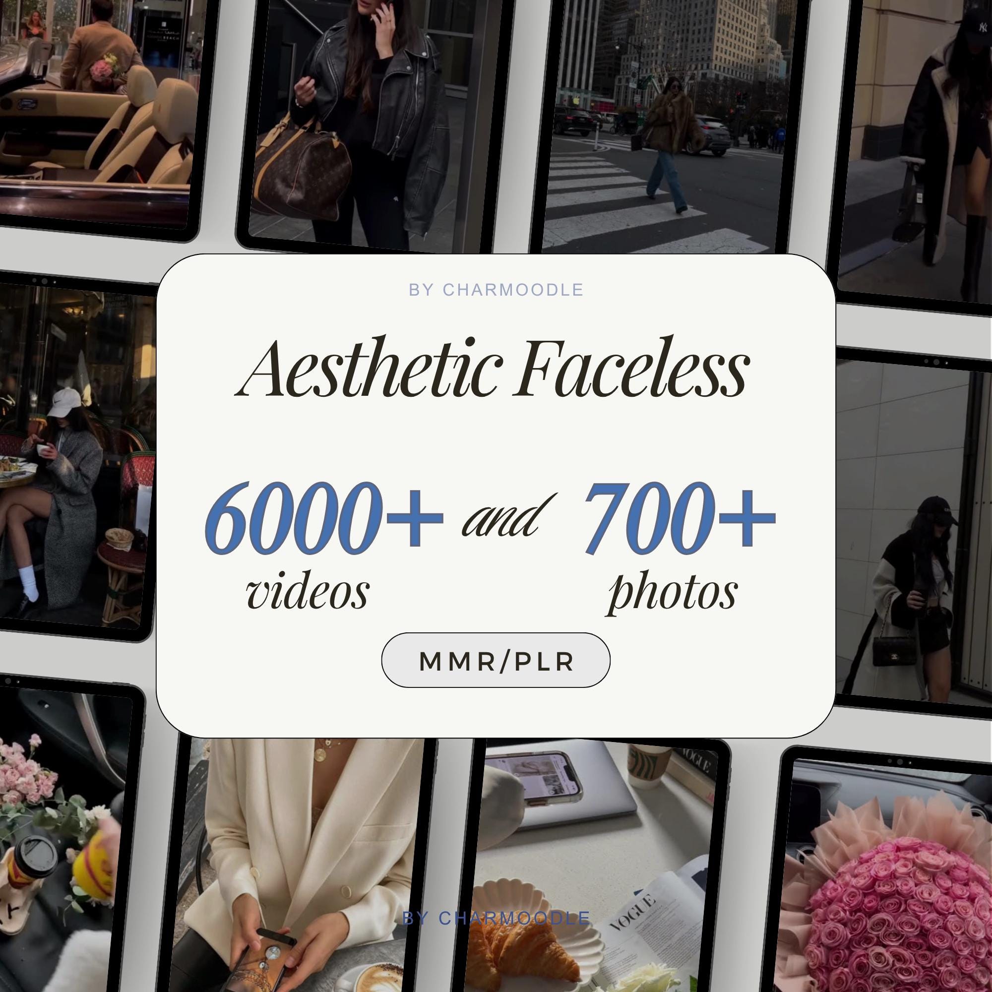 6000+ Faceless Videos Reels Templates Bundle | Aesthetic Instagram TikTok | DFY PLR & MRR Resell Rights | 700+ Bonus Photos